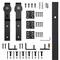 Quiet Glide Miniature Black 60 in. Single Front Mount Bi-Fold Sliding Barn Door Track and Hardware Kit NT.BFM1310.FM.08-60 - alternate 3